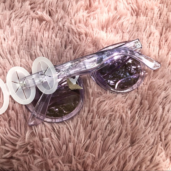 New oval Sunnies retro sunglasses lavender - Picture 4 of 7